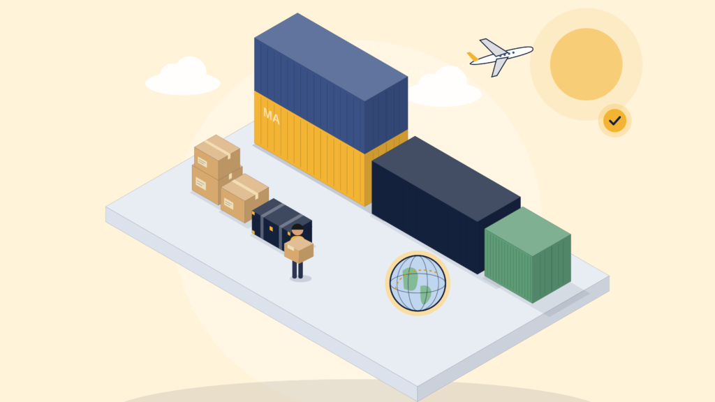 Onward shipping, worldwide