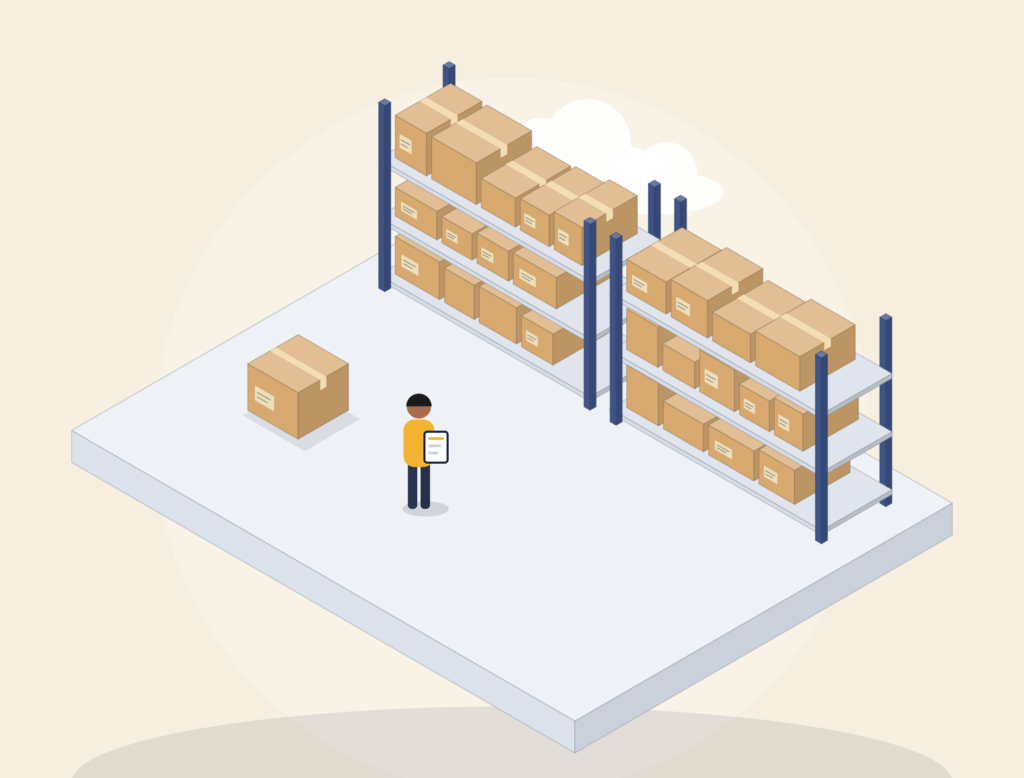 Stored in a recorded bay